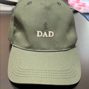 LC Lauren Conrad Forest Green Dad Hat with Embroidery